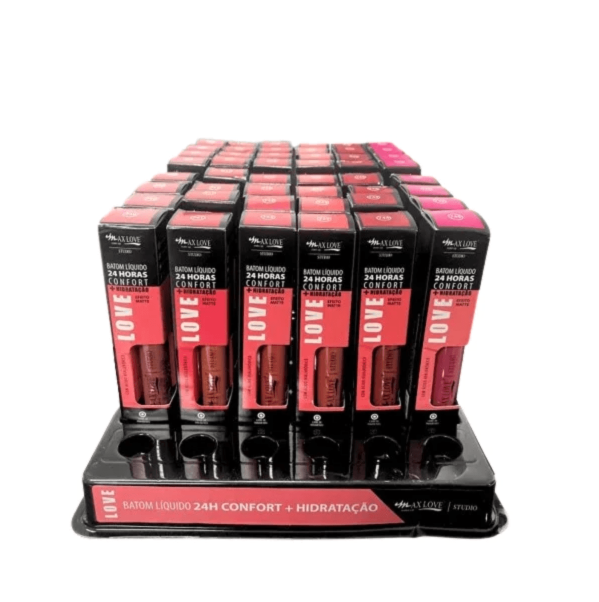 Batom Liquido Max Love 24h Matte c/ acido Hialuronico Confort
